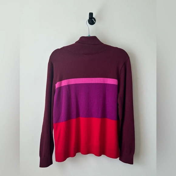 Lands End Turtleneck - Fuchsia Plum Block - Size XLP - NWT - Picture 11 of 12